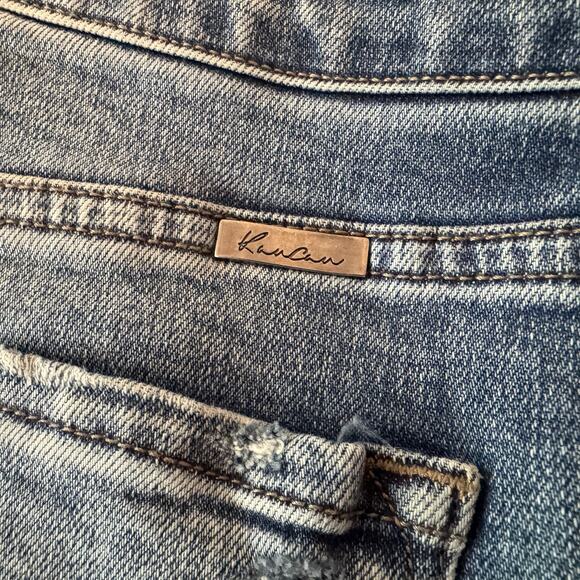 KanCan Jeans Women's Size 30 10 Blue High Rise Straight Distressed 1182 - Picture 12 of 12